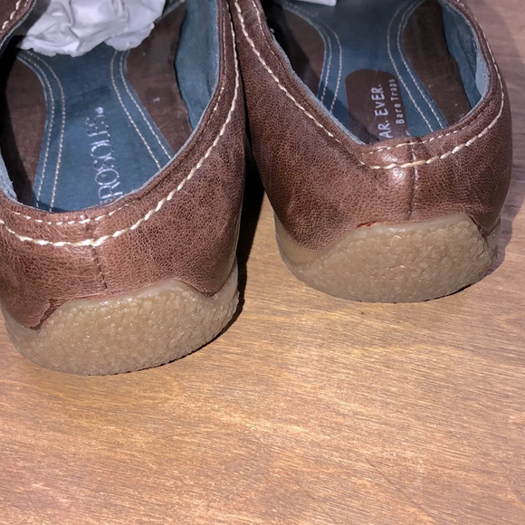 Aerosoles size 7 brown leather slip on loafers - Picture 5 of 7